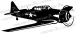 aufkleber AT 6 Texan